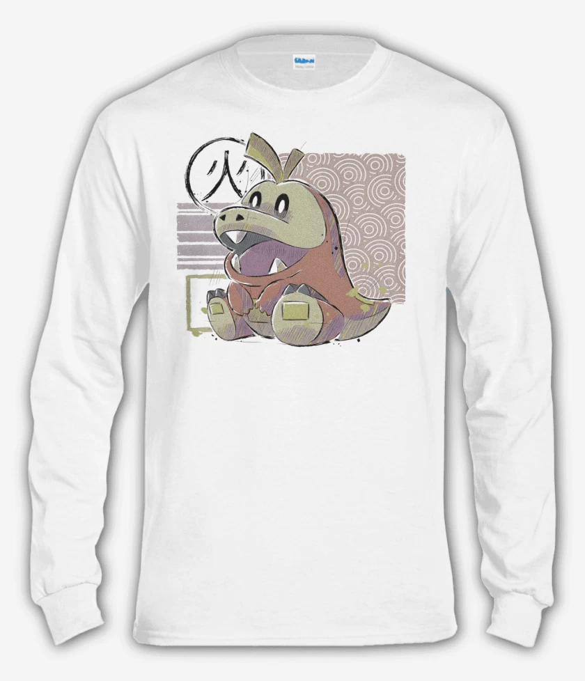 Polera manga larga Blanco de Fuecoco