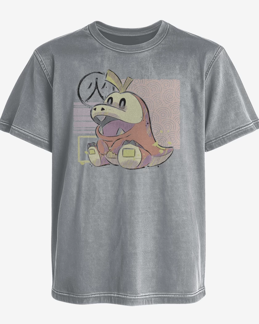 Polera desgastada Fuecoco