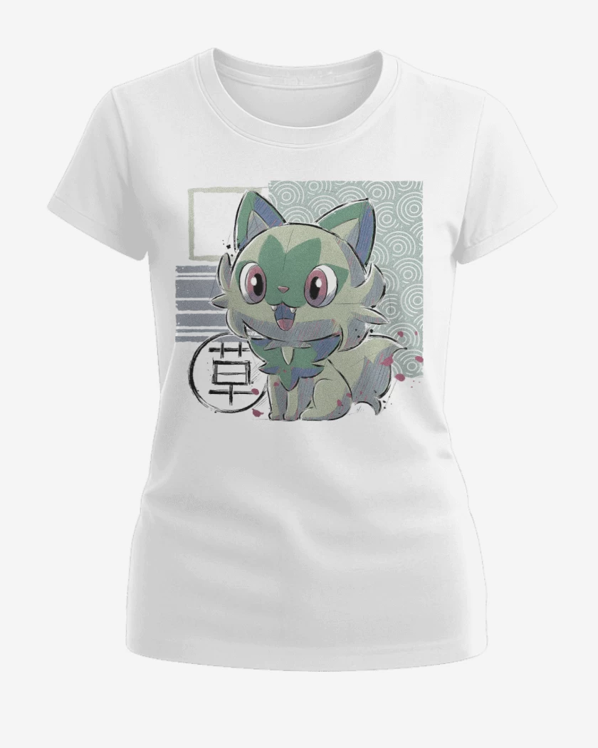 Polera de Mujer Blanco de Sprigatito