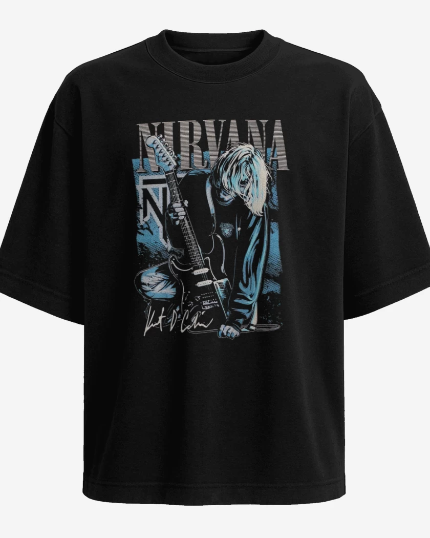 Polera Oversize Negro de KurtCo