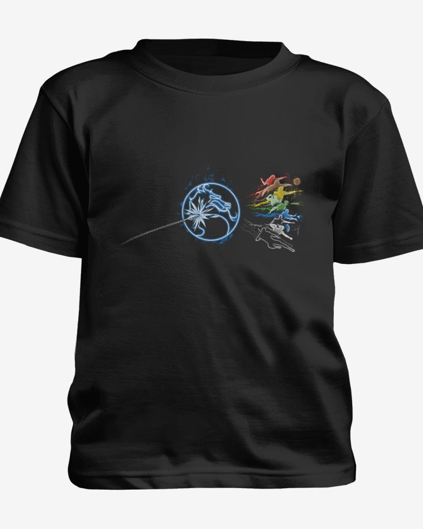 Polera de niño Negro de Fatal Side Of The Realms