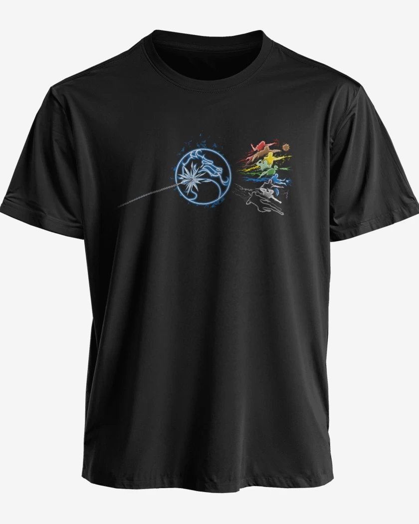 Polera premium Negro de Fatal Side Of The Realms