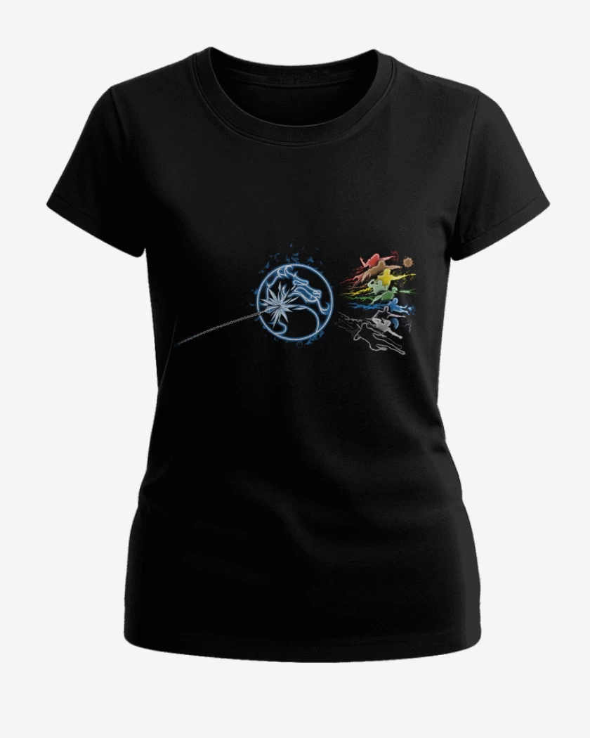 Polera de Mujer Negro de Fatal Side Of The Realms