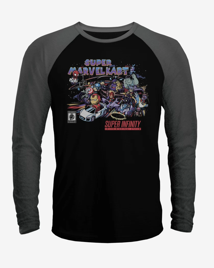 Polera Raglan Super Marvelkart