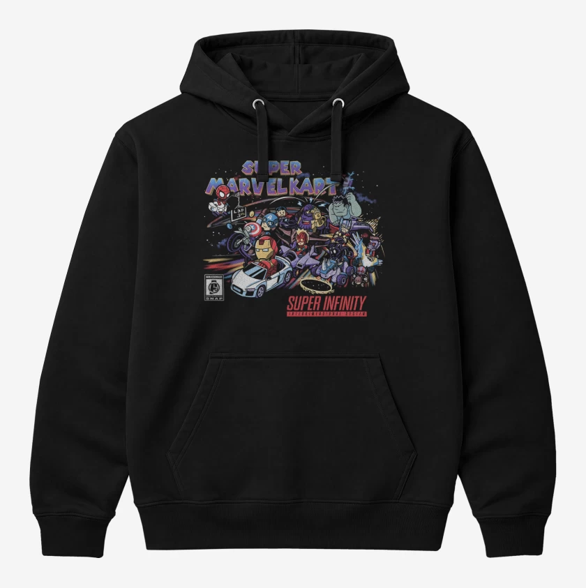 Polerón Canguro Super Marvelkart