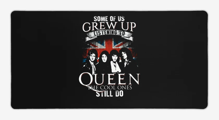 Mouse pad Gamer Negro de Queen 