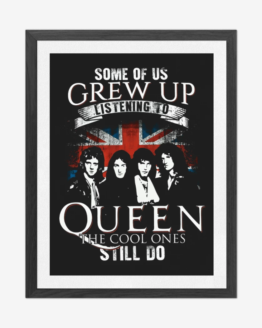 Cuadro decorativo Negro de Queen 