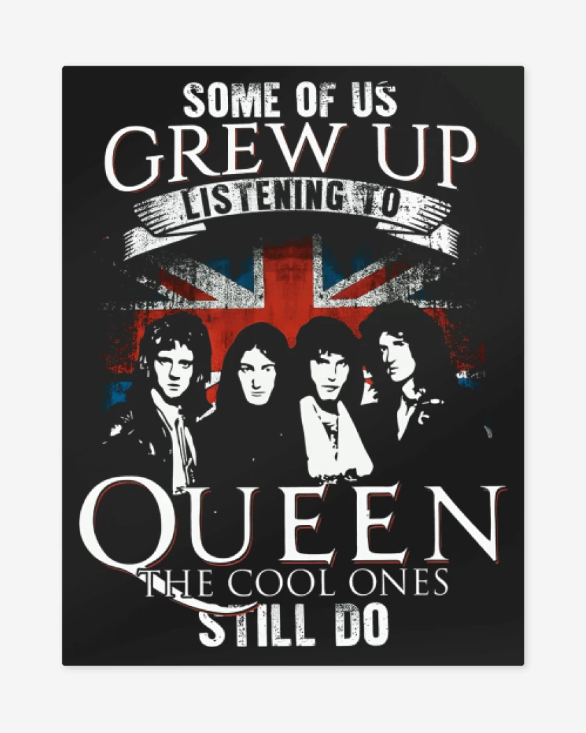 Print metalico Negro de Queen 