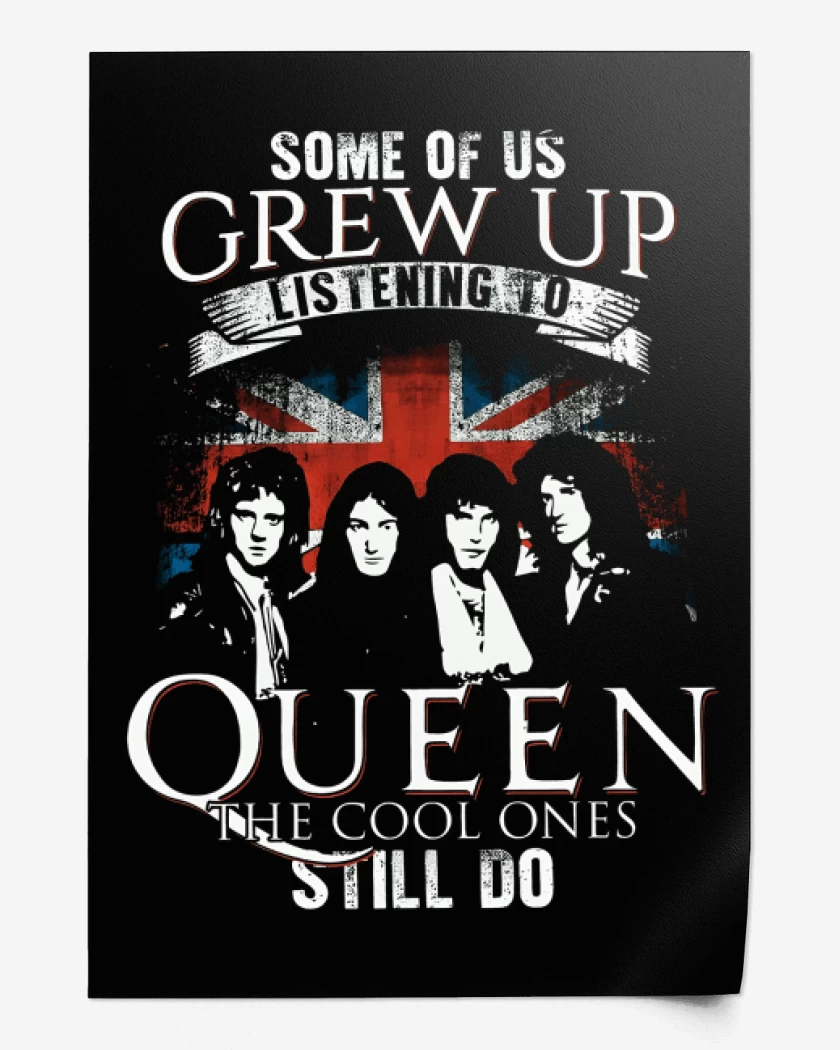 Print Negro de Queen 