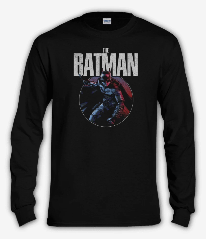 Polera manga larga Negro de El Universo de Batman