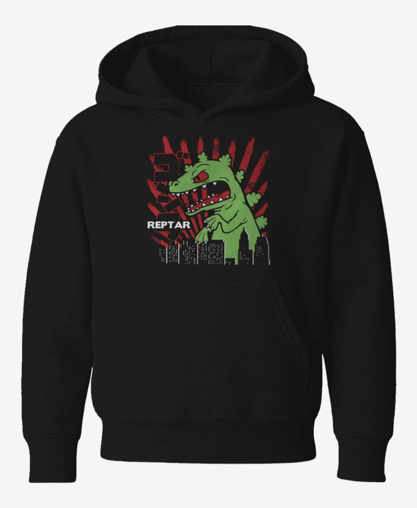 Poleron de niño Negro de Reptar attack