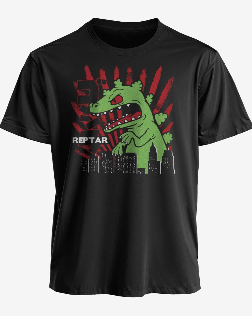 Polera premium Negro de Reptar attack