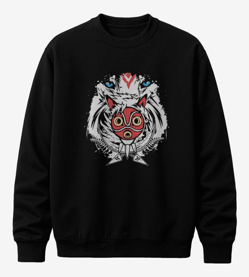 Poleron polo Negro de Mononoke