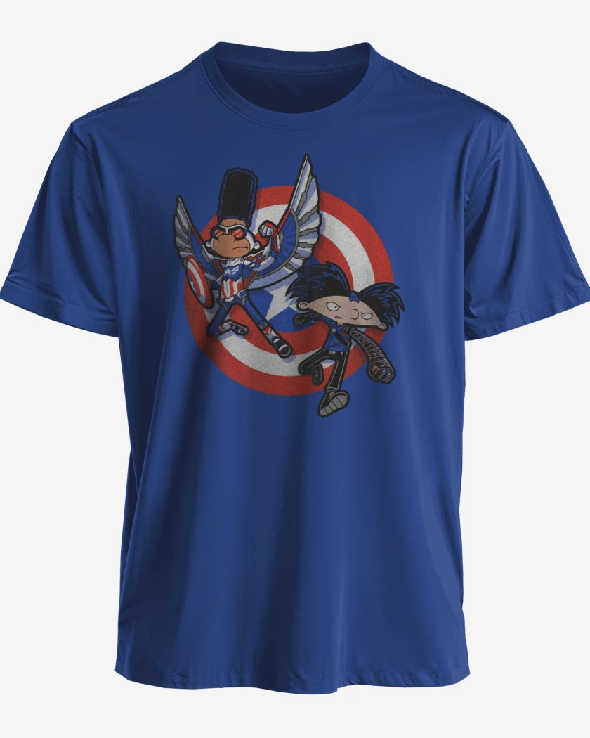Polera Capitán Yeral y Arnold de Acero