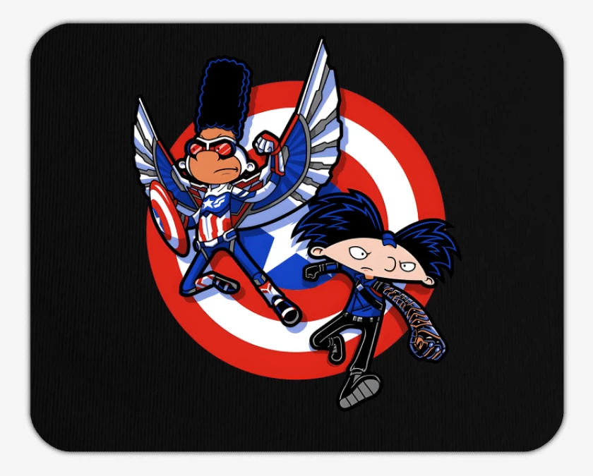 Mousepad Capitán Yeral y Arnold de Acero
