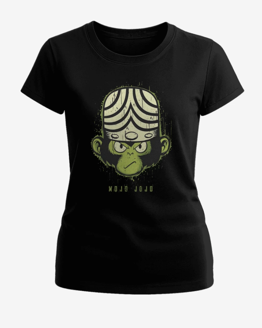 Polera de Mujer Negro de Mojo Jojo