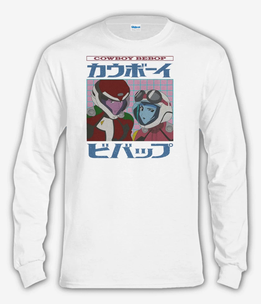 Polera manga larga Blanco de Vaqueros del Espacio