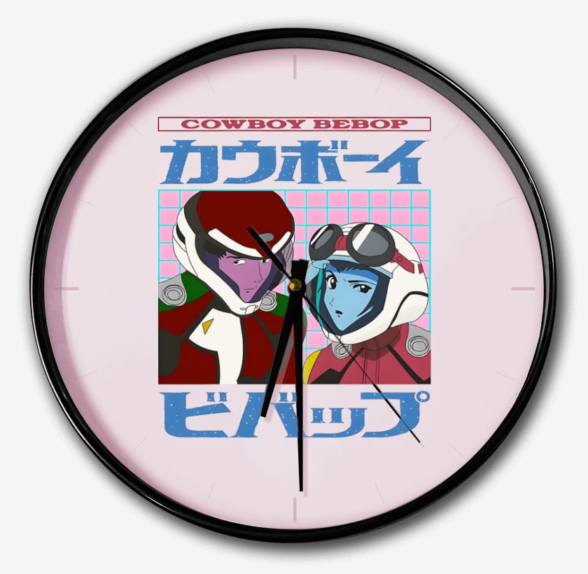 Reloj Rosa Pastel de Vaqueros del Espacio