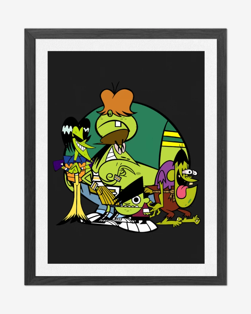 Cuadro decorativo Negro de Banda Gangrena
