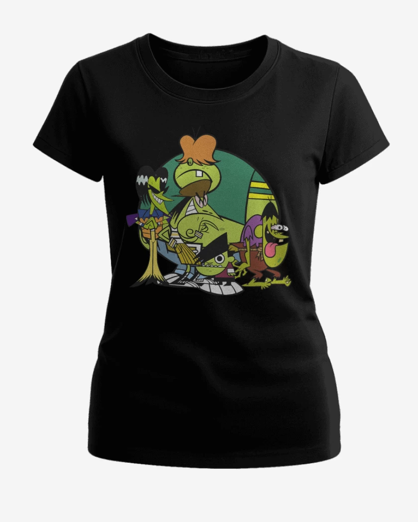 Polera de Mujer Negro de Banda Gangrena