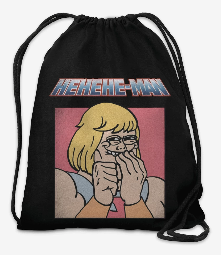Mochila Negro de HEHEHE-MAN