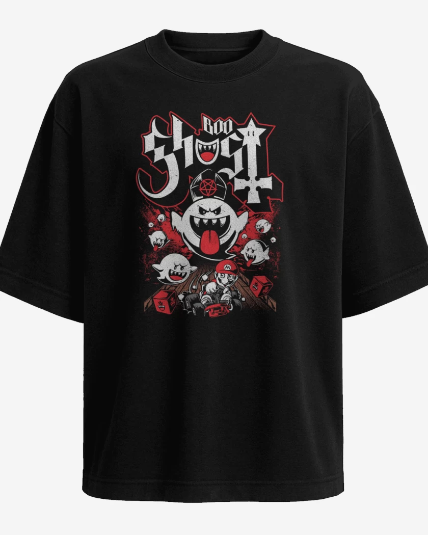 Polera Oversize Negro de BooGhost