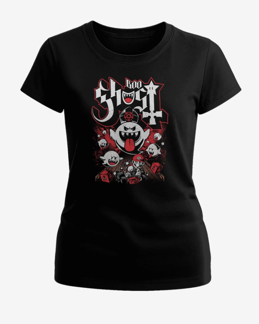 Polera de Mujer Negro de BooGhost
