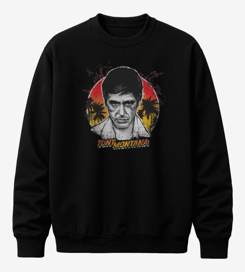 Poleron polo Negro de Tony Montana
