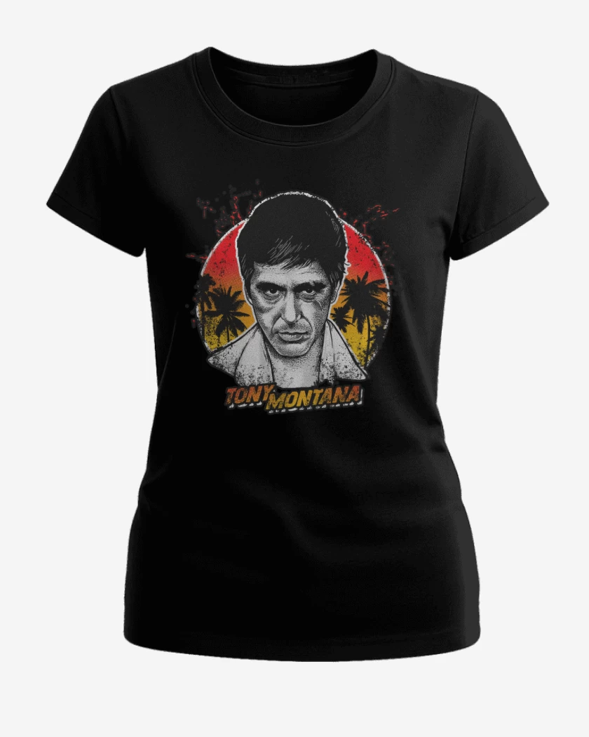 Polera de Mujer Negro de Tony Montana