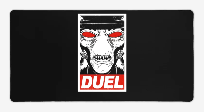 Mouse pad Gamer Negro de Duel