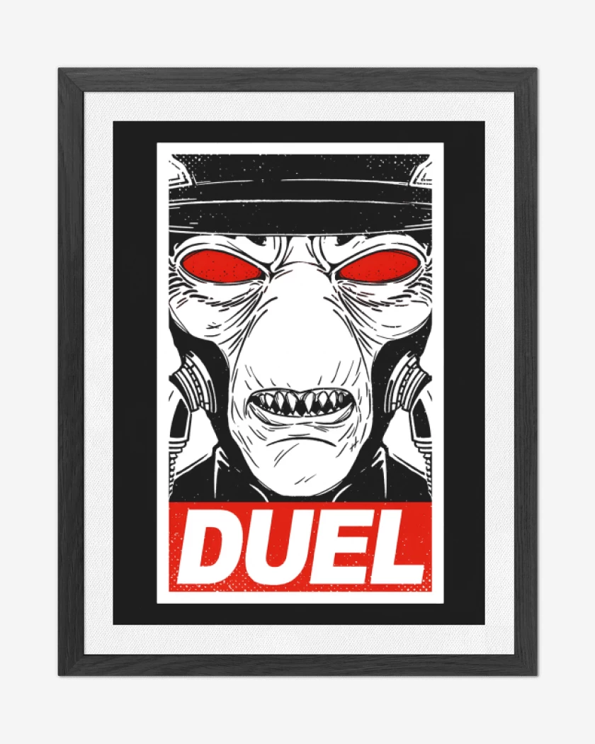 Cuadro decorativo Negro de Duel