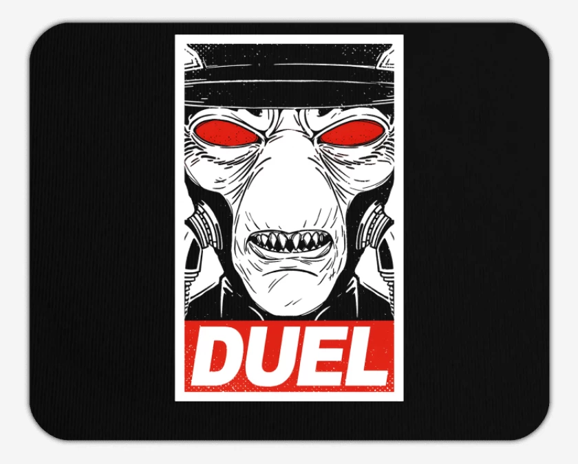 Mousepad Negro de Duel