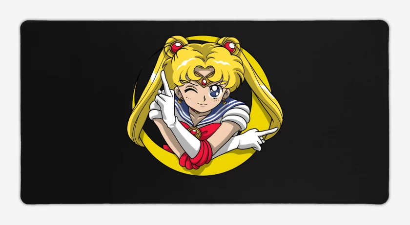 Mouse pad Gamer Negro de Sailor Mood