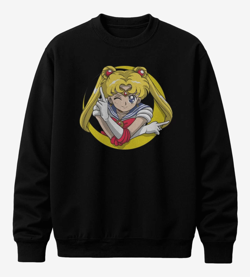 Poleron polo Negro de Sailor Mood