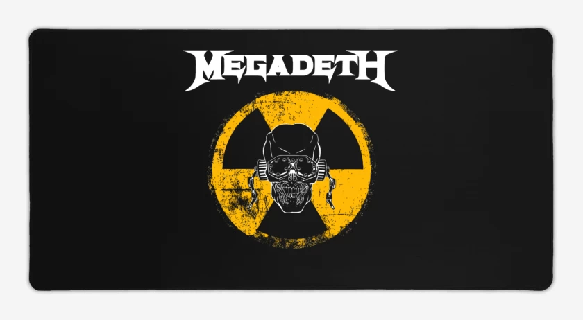 Mouse pad Gamer Negro de Megadeth
