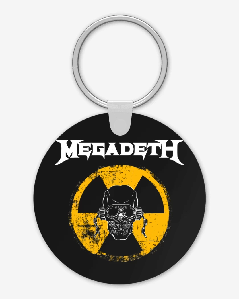 Llavero Negro de Megadeth