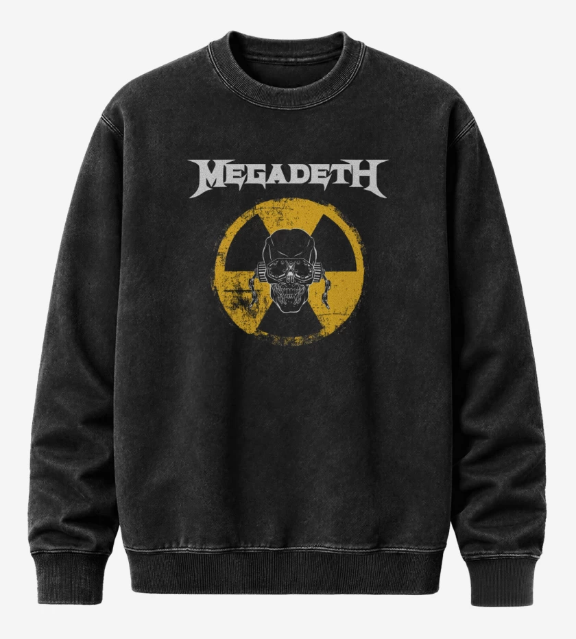 Poleron Polo Acid Wash Megadeth