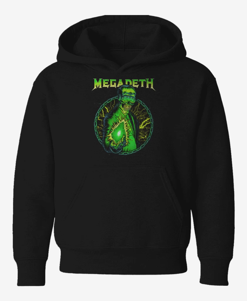 Poleron de niño Negro de Megadeth Rust