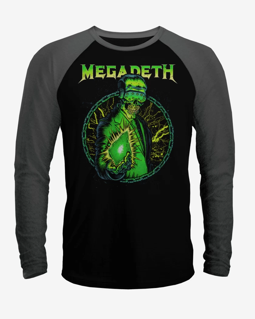 Polera Raglan Megadeth Rust
