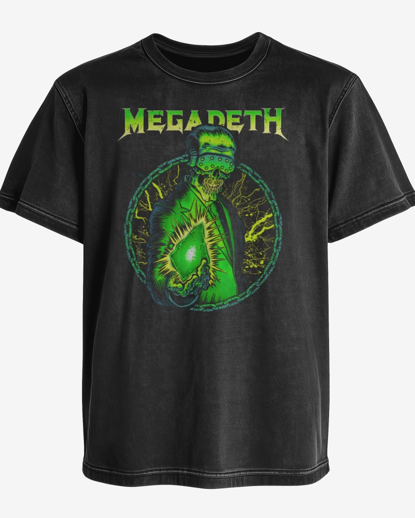 Polera desgastada Megadeth Rust