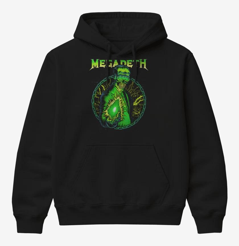 Poleron Canguro básico Megadeth Rust