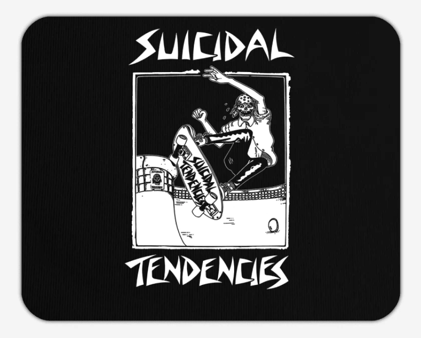 Mousepad Negro de Suicidal Tendencies