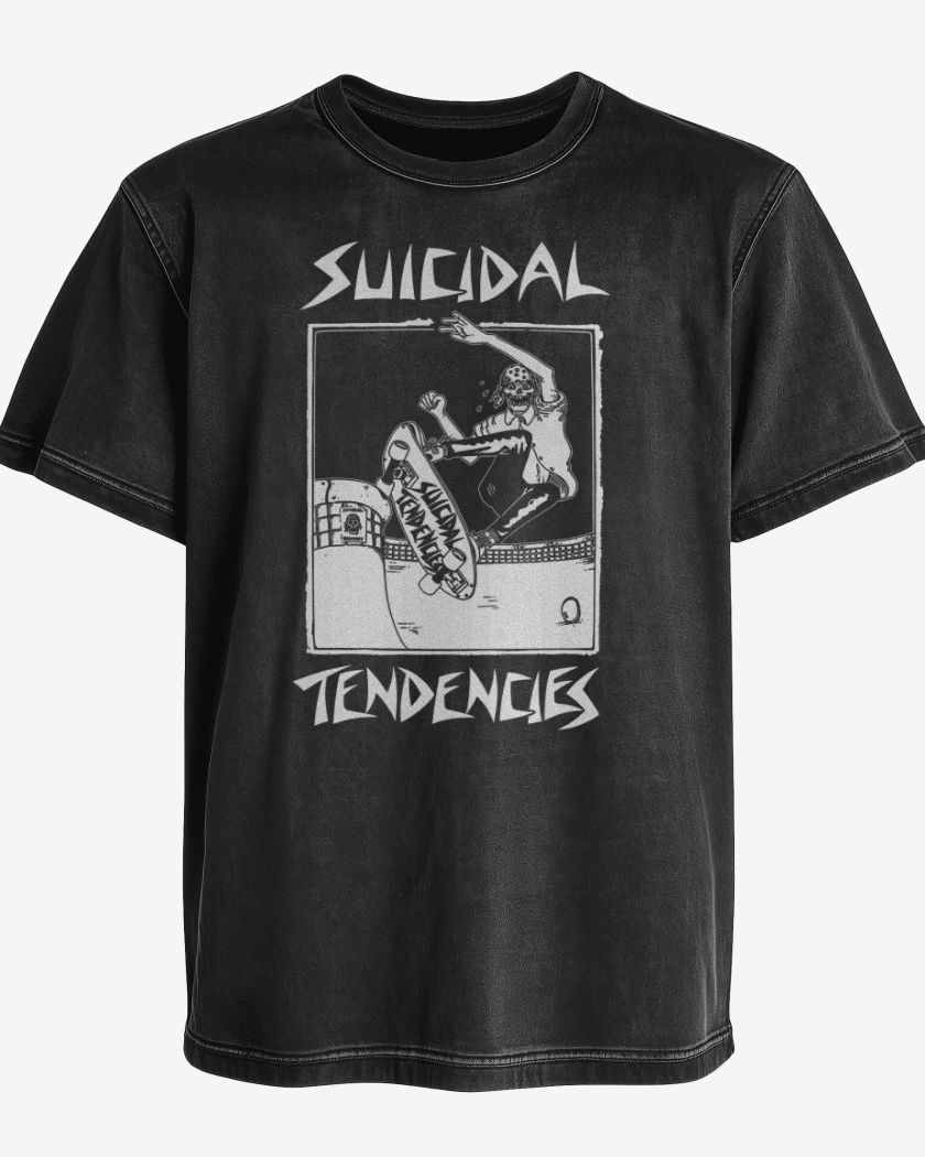Polera desgastada Negro de Suicidal Tendencies