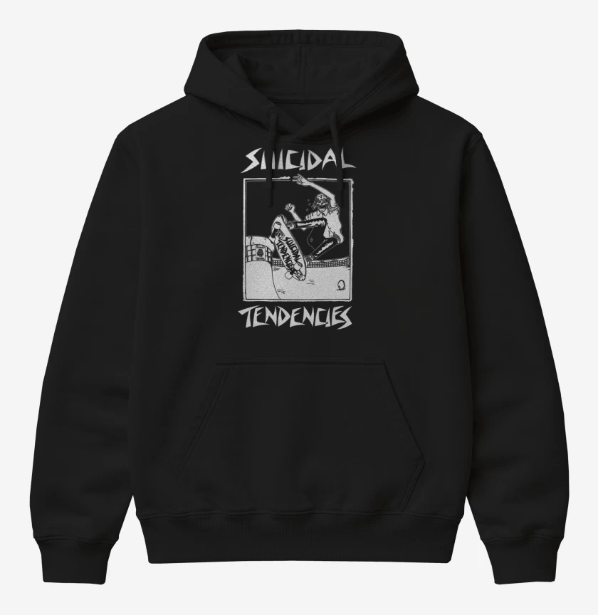 Poleron Canguro básico Negro de Suicidal Tendencies