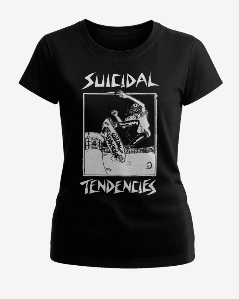 Polera de Mujer Negro de Suicidal Tendencies