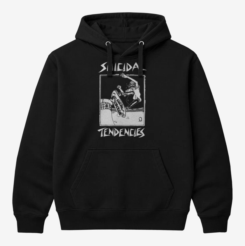 Polerón Canguro Negro de Suicidal Tendencies
