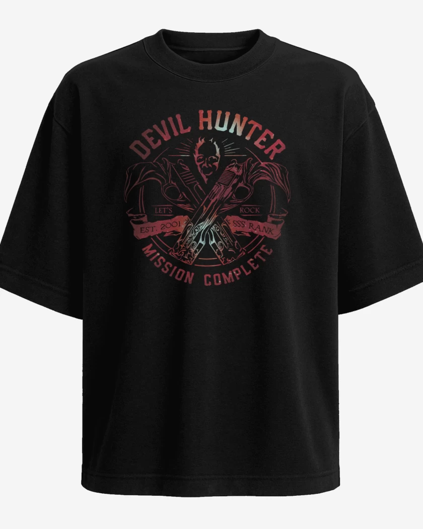 Polera Oversize Devil Hunter