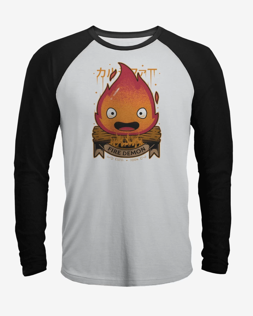 Polera Raglan Calcifer
