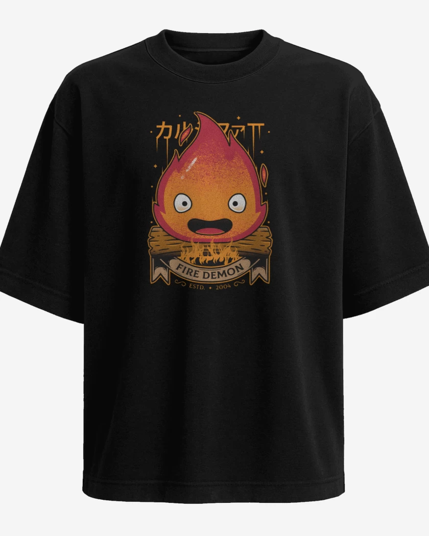 Polera Oversize Calcifer
