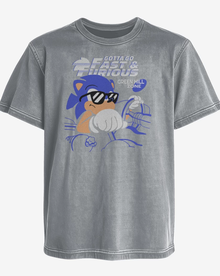 Polera desgastada Gotta go Fast & Furious